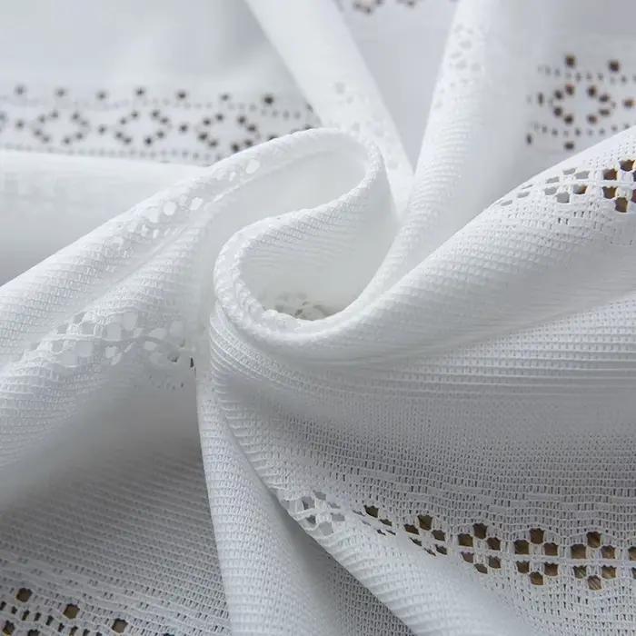Rideaux en gaze de Tulle blanc pour salon