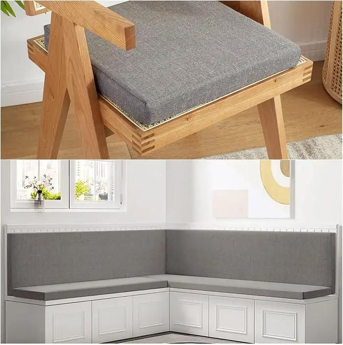 Coussins de banc personnalisés de 5cm