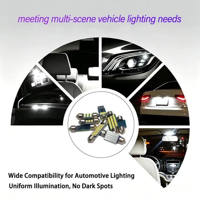 Pour Dacia 	 Jogger 2021-2024 2022 2023 2024 Premium LED lumineuse intérieur dôme carte coffre lumière Kit voiture lampes LED Canbus pas d'erreur