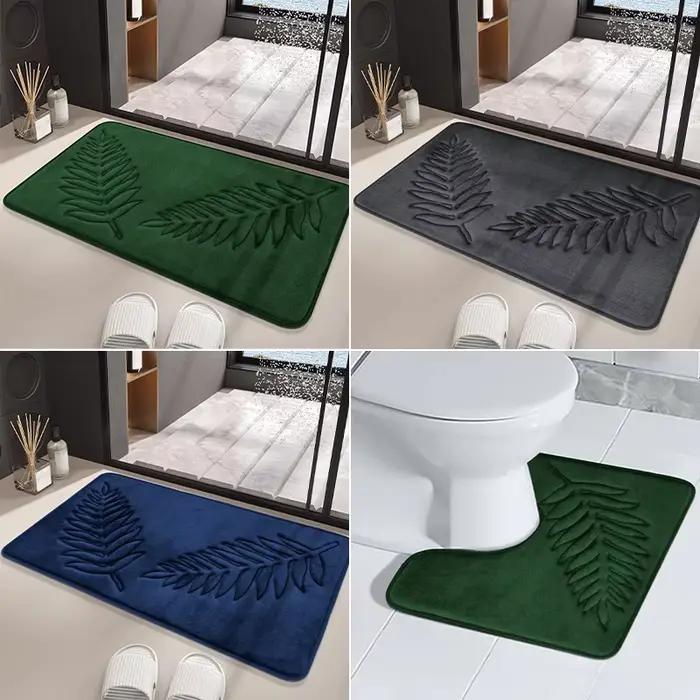 Ensemble de 3 tapis de bain antidérapants