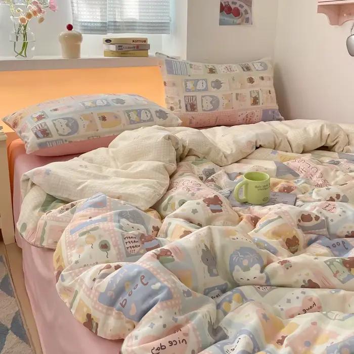 Parure de lit 100% coton