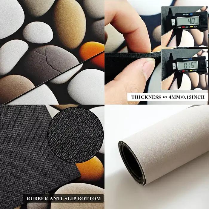 Tapis de salle de bain antidérapant et absorbant l'eau