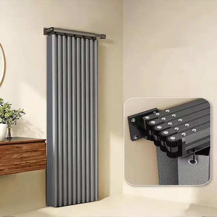 Ensemble de tringles à rideaux de douche pliables