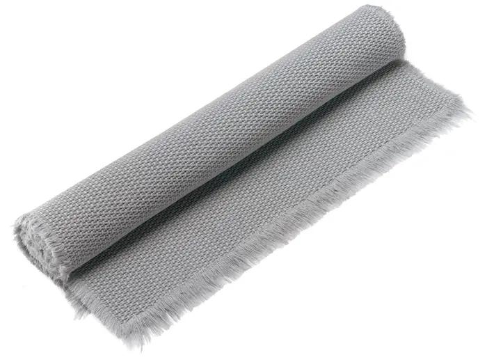 Tapis de bain uni Elly Perle 54 x 64