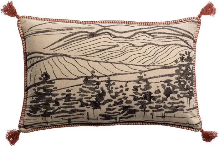 Coussin brod Dusko Sienne 40 x 65