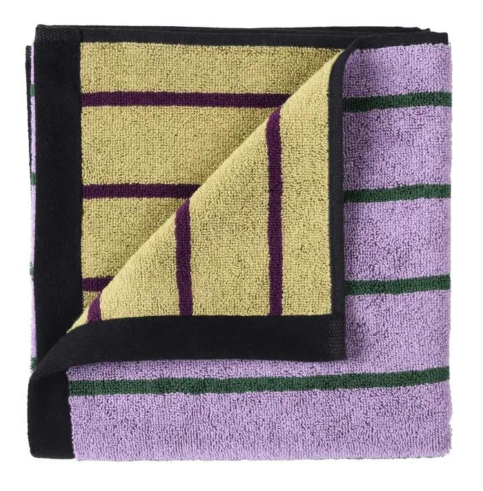 Serviette de toilette Charly Lilas 50 x 100