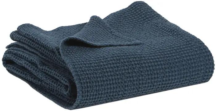 Plaid recycl Maia Navy 140 x 200