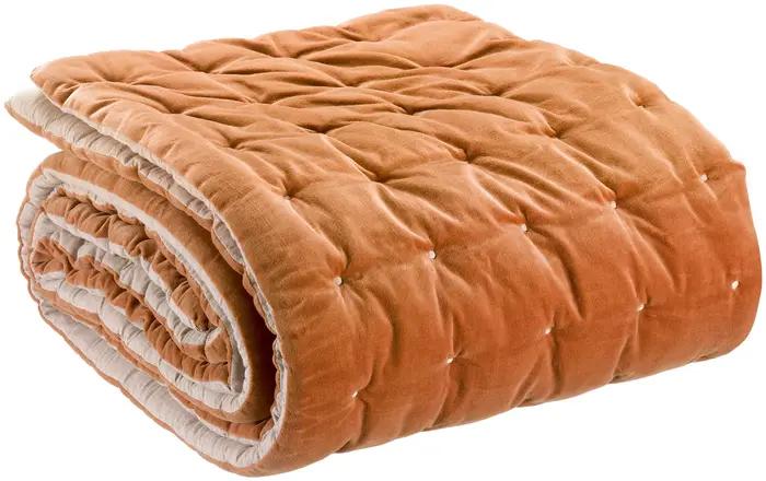 Jet uni Elise finition capiton Rouille 240 x 260