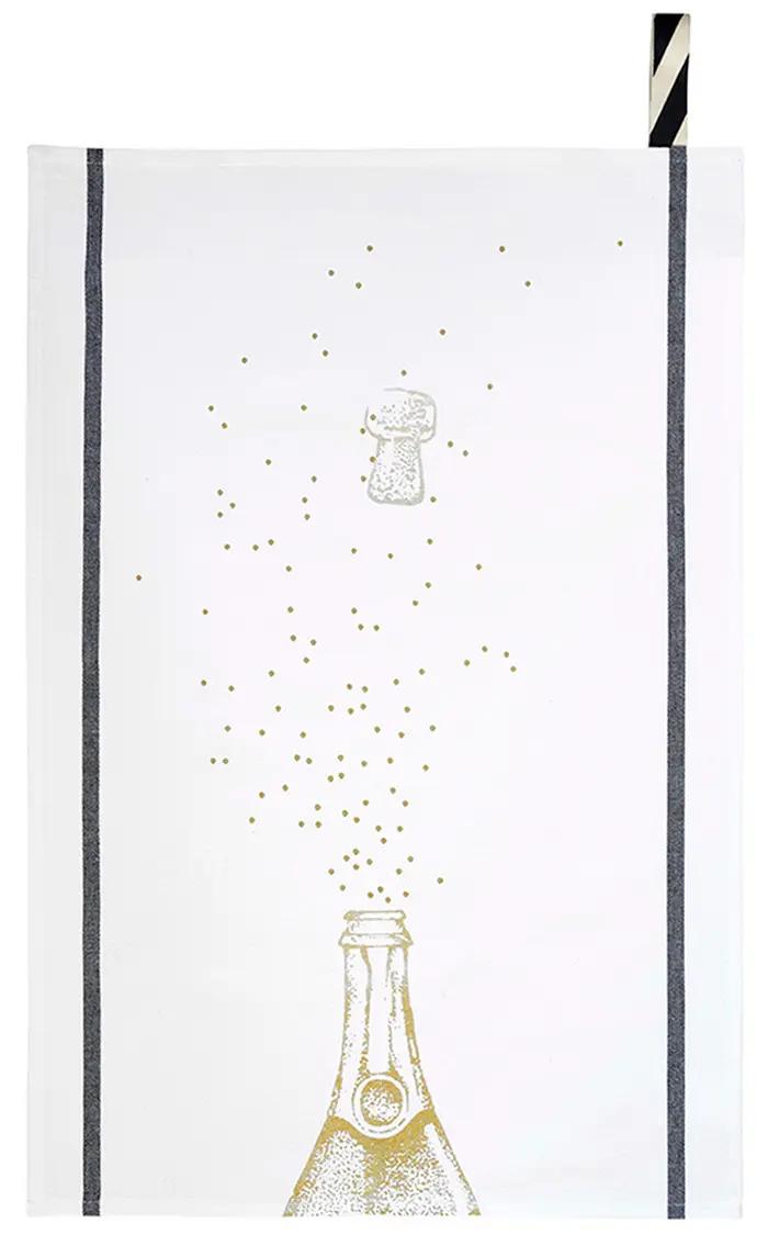 Torchon Party Or Blanc 50 x 70