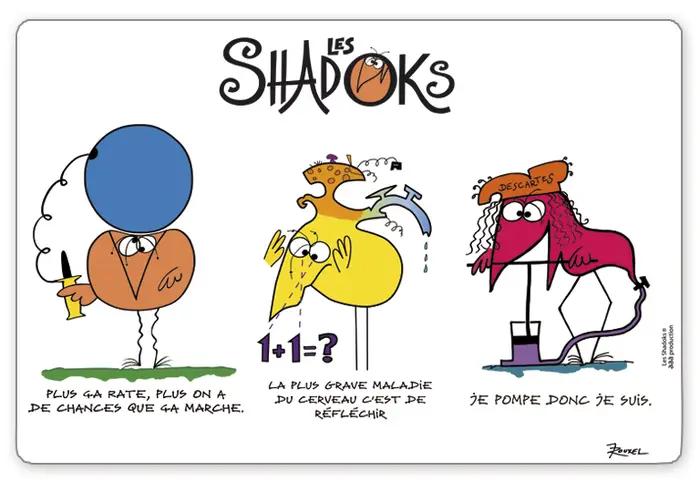 Set de table Shadoks 3 devises 30 x 45
