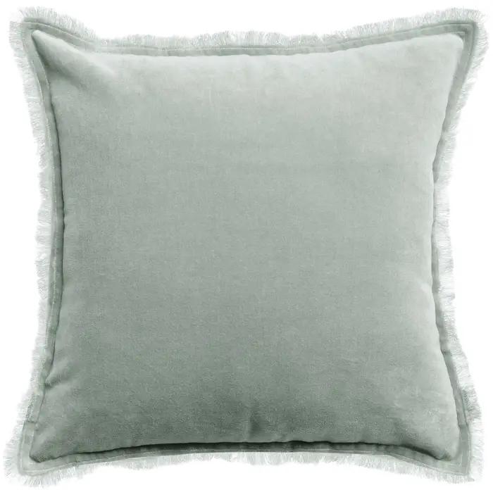 Coussin uni Fara Titane 45 x 45