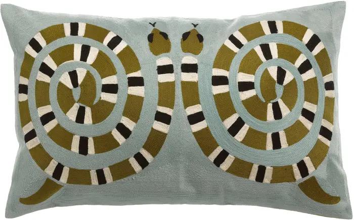 Coussin brod Yoka Ciel 40 x 65