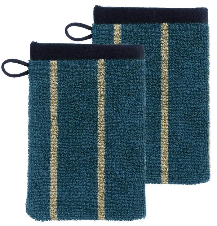 Lot de 2 gants de toilette Charly Abyss 15 x 21