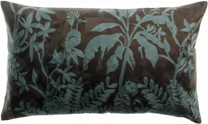 Coussin brod Raki Carbone 40 x 65