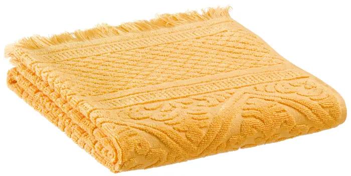 Drap de bain uni Zoe Mimosa 100 x 180