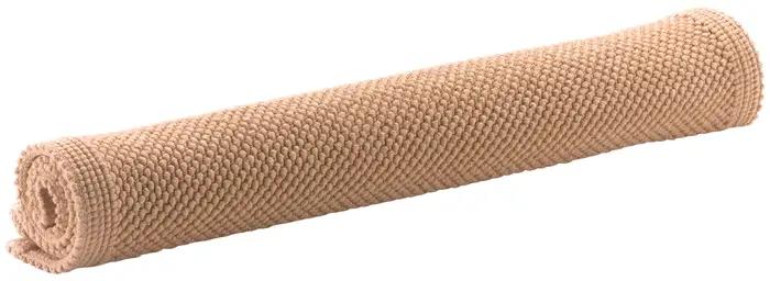 Tapis de bain uni Etia Latte 54 x 110