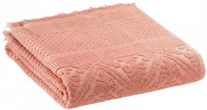 Serviette de toilette uni Zoe Argile 50 x 100