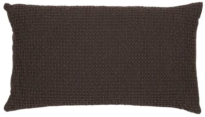 Coussin recycl Maia Carbone 30 x 50