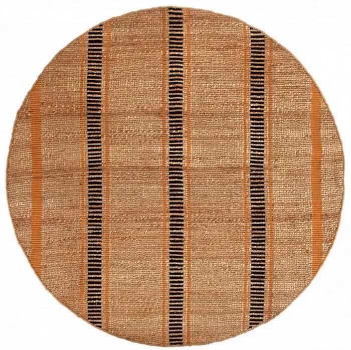 Tapis Eden Ocre diamtre 160
