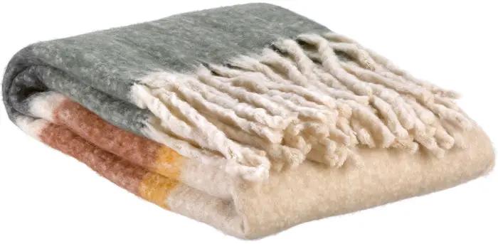 Plaid ray recycl Isabel Rouille 130 x 160