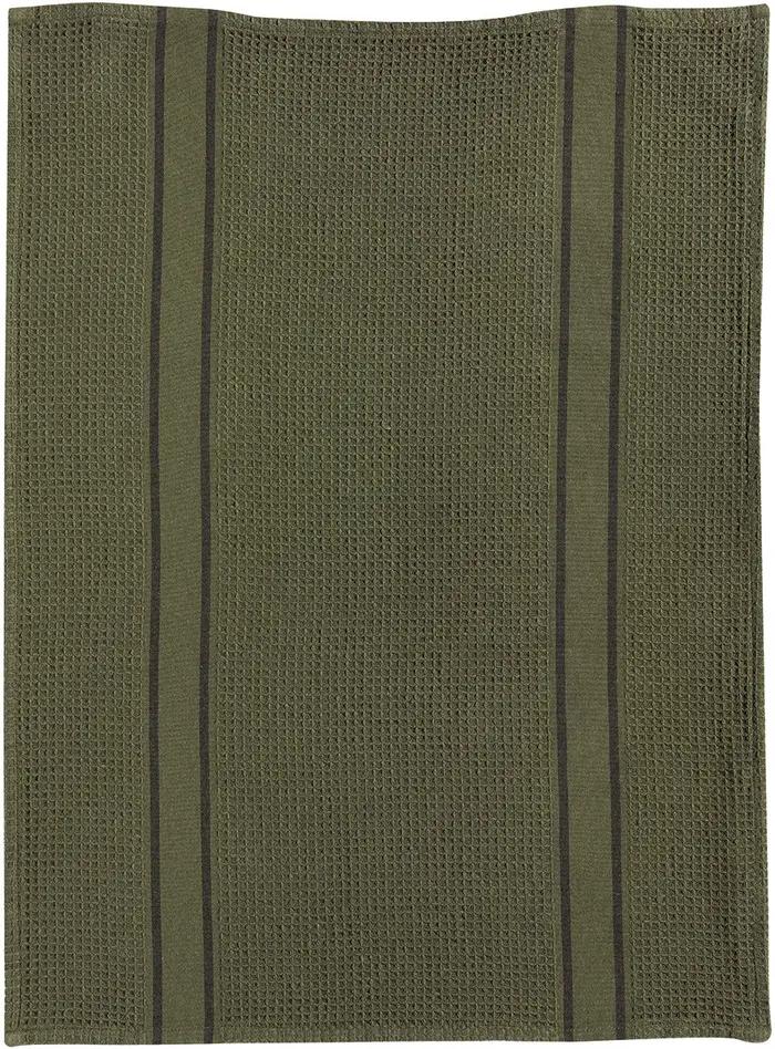 Torchon recycl Lars Olive 50 x 70