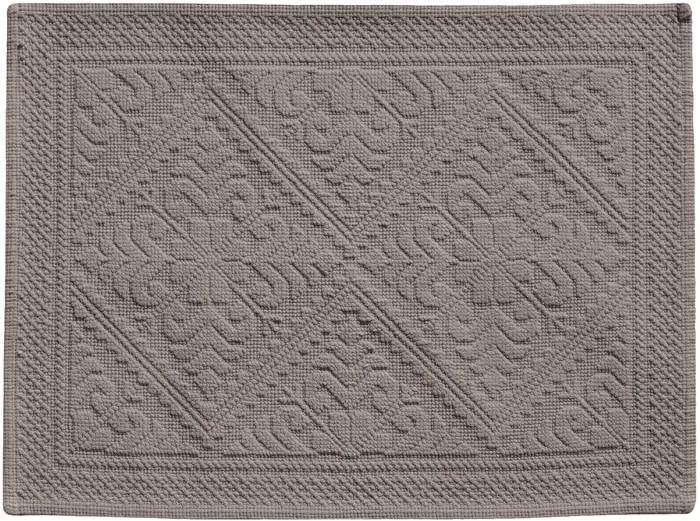 Tapis de bain uni Enzo Chamois 54 x 64