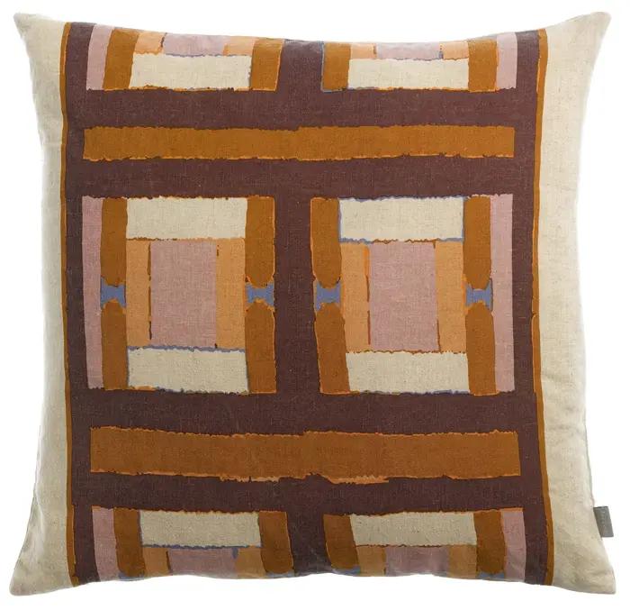 Coussin imprim Taho Cuivre 45 x 45