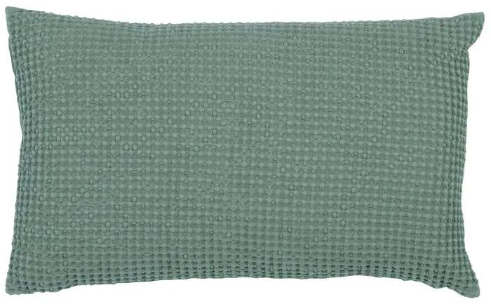 Coussin recycl Maia Vert de gris 30 x 50