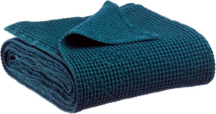 Plaid recycl Maia Indigo 140 x 200