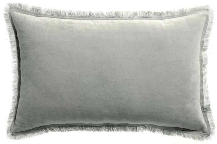 Coussin uni Fara Perle 30 x 50