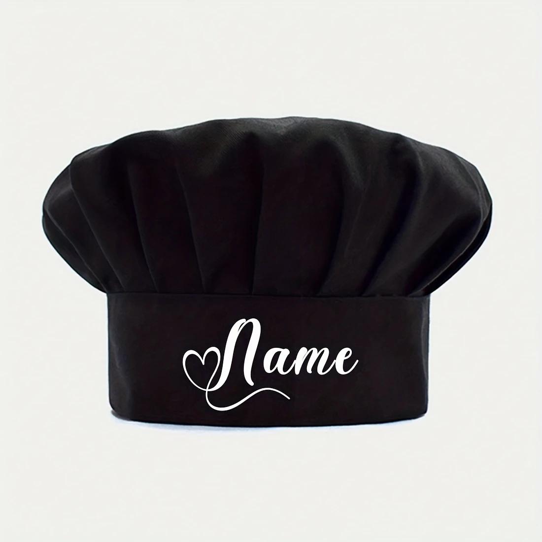 Chapeau de chef personnalisé, chapeau anti-poussière, chapeau de cuisine réglable, boulangerie, café
