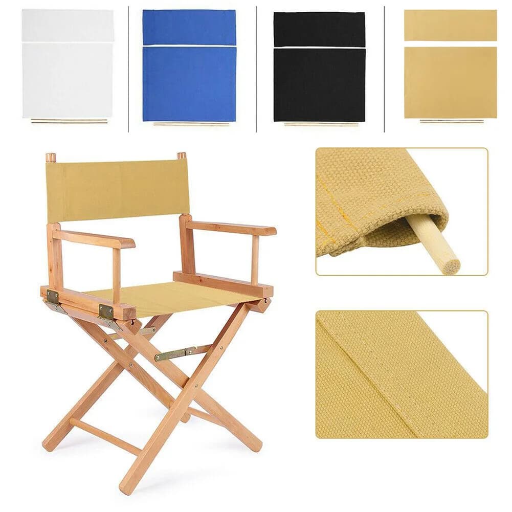1 ensemble housse de siège en tissu Polyester lavable chaise housses de siège Kit directeur chaise s