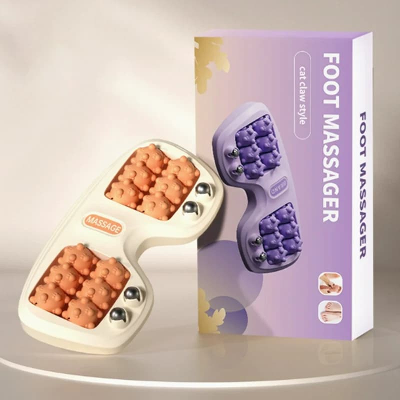 Rouleau de massage des pieds, acupression, soulagement de la pression à double point, rouleau de rel