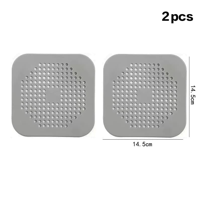 Drain absorbant carré en Silicone pour les canalisations, les cuisines, les salles de bains et les d