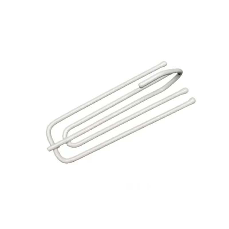 Asazal haute qualité 20 pièces blanc 4 broches fourchette crochets rideaux anneaux accessoires pince