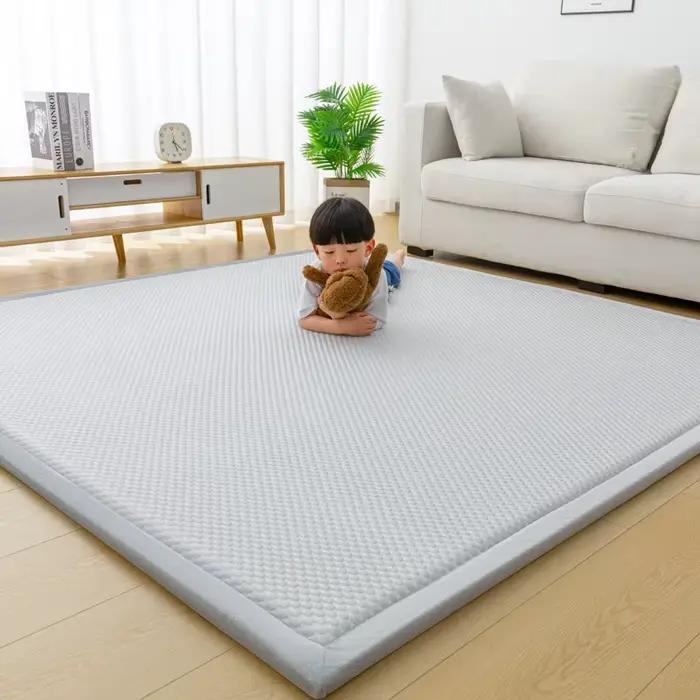 Tapis de sol de 3 cm d'épaisseur, matelas de sol doux pour dormir, tapis de sol rafraîchissant pour