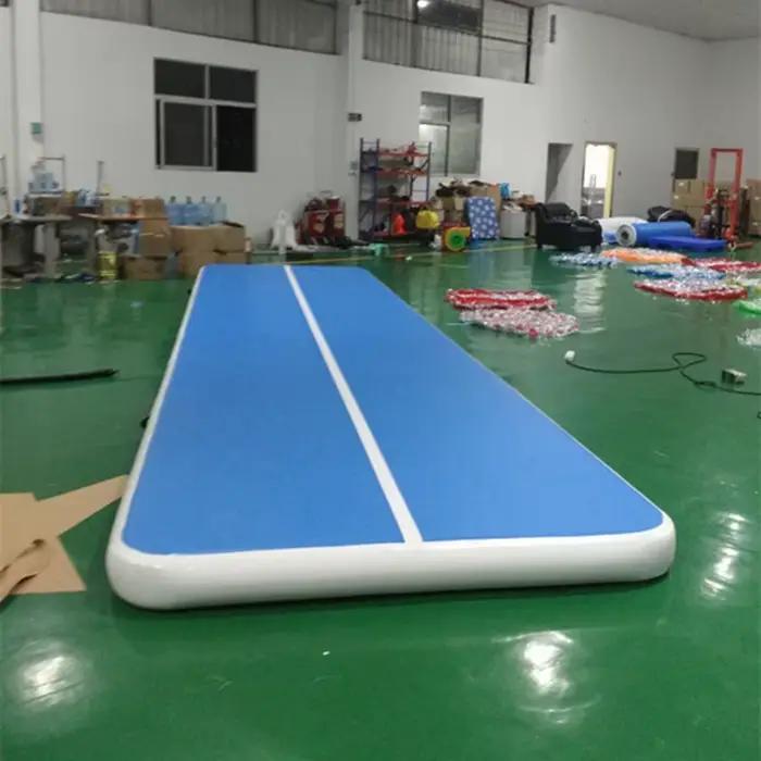 Tapis de gymnastique gonflable 6x2x0.2m, tapis de piste d'air pour gymnastique, gymnastique aquatiqu