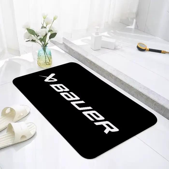 Tapis de salle de bain Bauer, tapis antidérapant, tapis de décoration pour la maison, tapis de porte