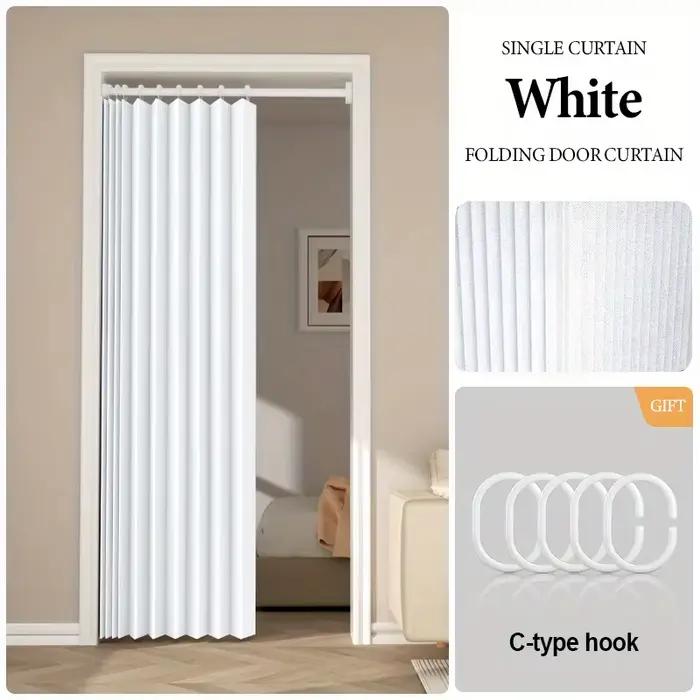 Rideau de séparation pour chambre à coucher, salon, entrée, panneau de séparation pliable avec ridea
