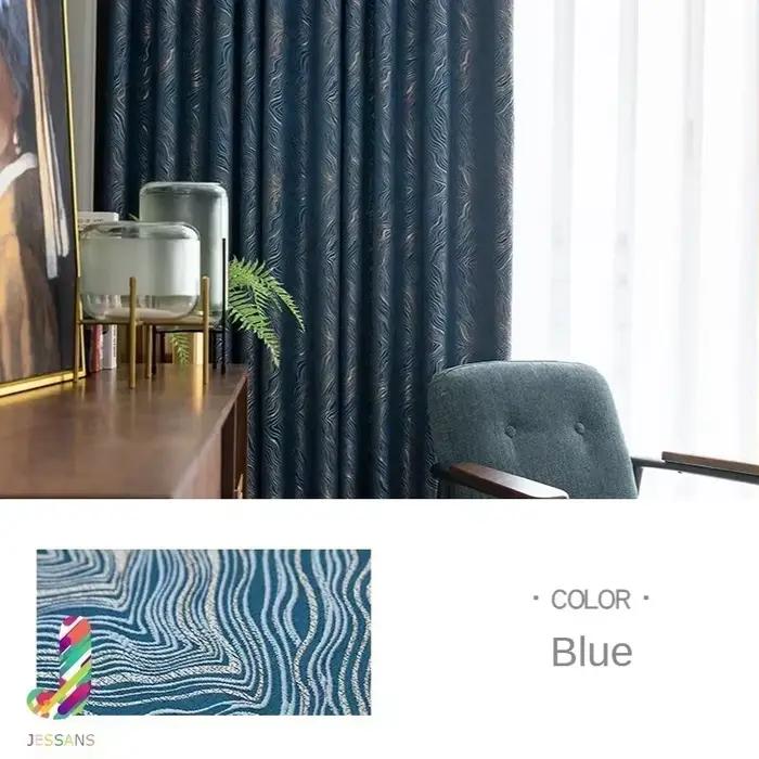 Rideaux occultants de haute précision pour salon et chambre à coucher, nouvelle optique, rideau jacq