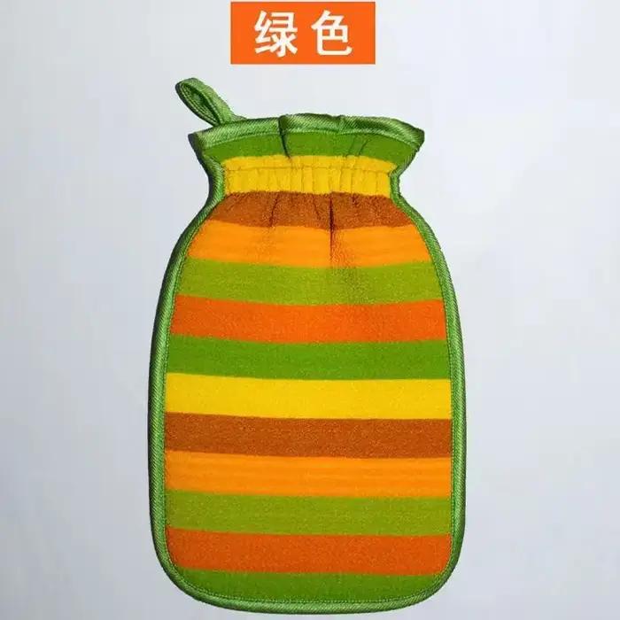 Gants de bain rayés pour enfants et tout-petits, brosse de douche, gant de toilette, serviettes de b