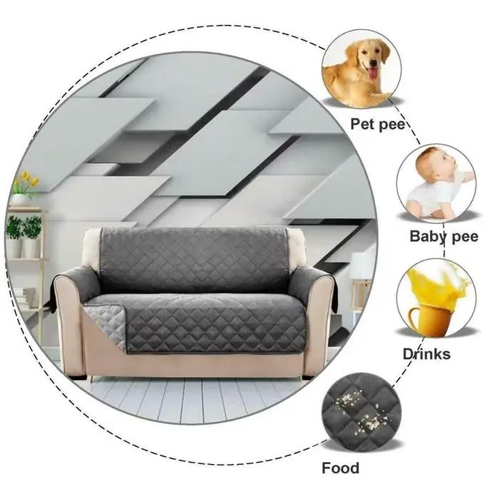 Housse de canapé imperméable matelassée et Anti-usure, pour chien, animal de compagnie, enfants, fau