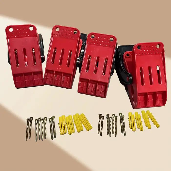 Clips de tapis de voiture en plastique 4 pièces, Clips de tapis de sol de voiture, accessoires de dé