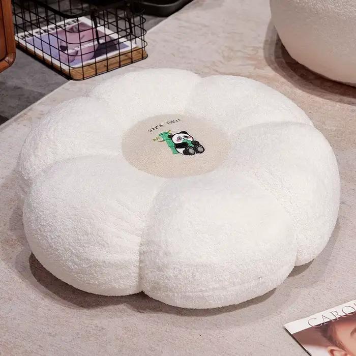 Coussins de siège de bureau Poufs paresseux, dossiers de voiture, coussins Futon à fleurs, fenêtres
