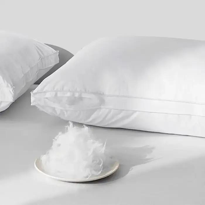 Oreiller d'hôtel 5 étoiles, oreiller de lit 100% coton, oreiller ergonomique pour le soutien du cou