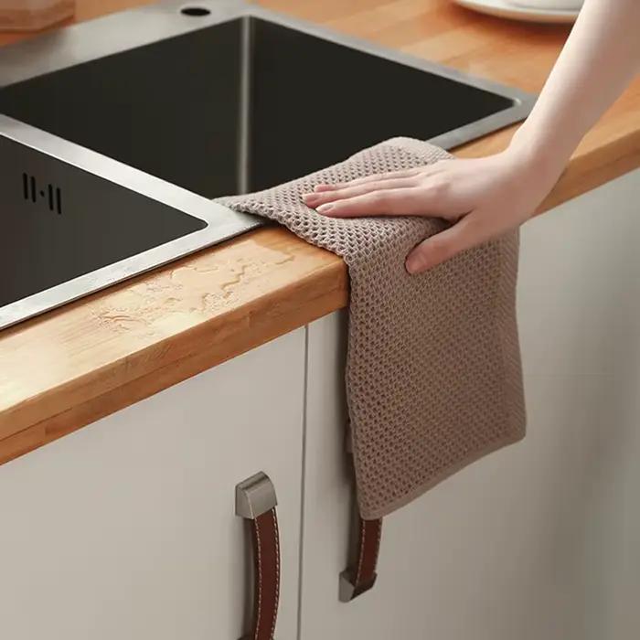 Torchon en coton doux et absorbant, serviette de cuisine, chiffon de nettoyage ménager, outils de cu