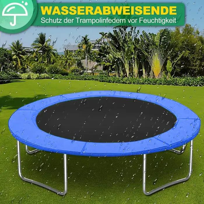 Coussin de sécurité pour trampoline, couverture de bord de remplacement, tapis de protection rond imperméable, durable et longue durée pour l'utilisation d'un trampoline