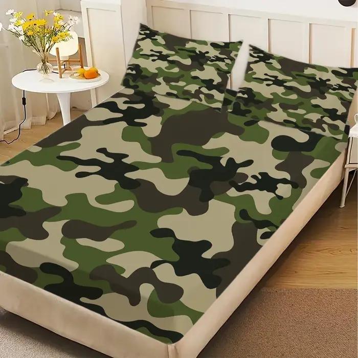 Drap-housse en Polyester doux à impression numérique