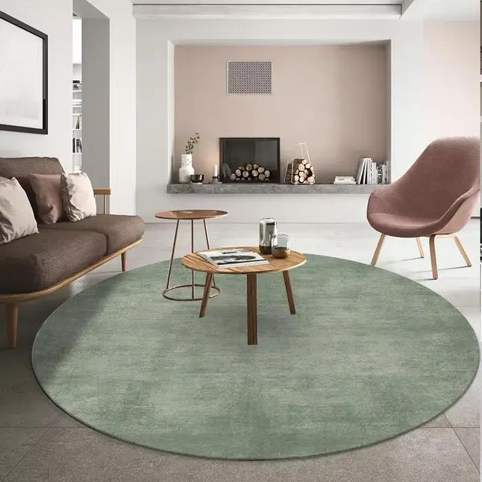 Tapis rond de style nordique pour la décoration de la maison