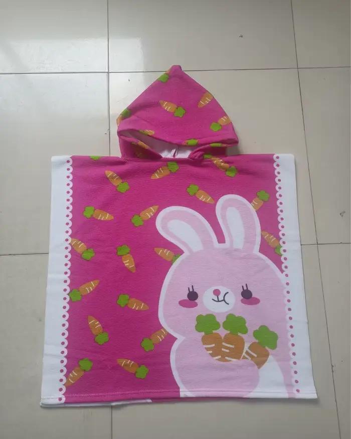 Serviette de plage à capuche pour enfants
